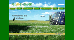Desktop Screenshot of pikenergie.fr